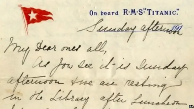 titanic last letter