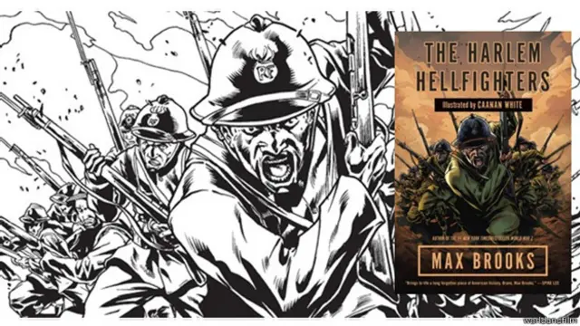 Novel grafis ini mengisahkan mitos di balik kehebatan tentara "kulit hitam" AS di PD I.