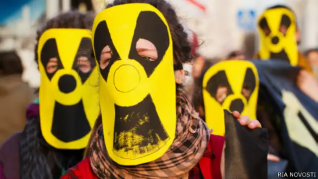 Шествия "Чернобыльский шлях", посвященные годовщинам аварии на Чернобыльской АЭС, белорусская оппозиция организует каждый год. Фото 2012 года.