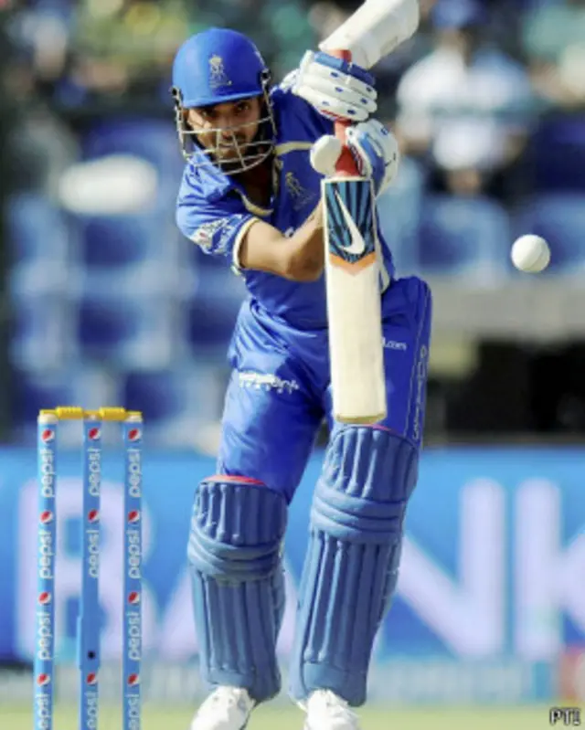 रहाणे ने बनाए 23 रन