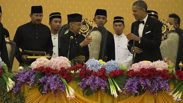 ओबामा मलेशिया बादशाह