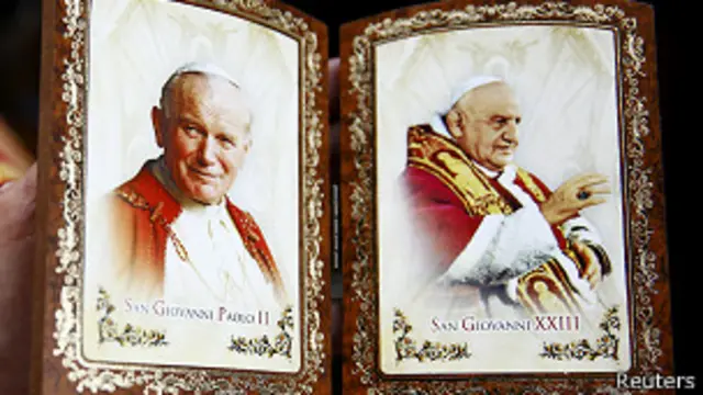 Juan Pablo II y Juan XXIII