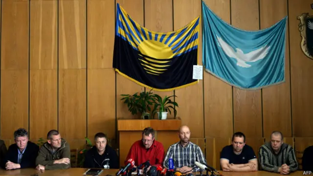 "Пресс-конференция" наблюдателей ОБСЕ