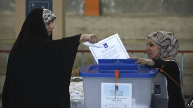 أدلى العرقيون المقيمون في إيران بأصواتهم لانتخاب مجلس النواب العراقي. 