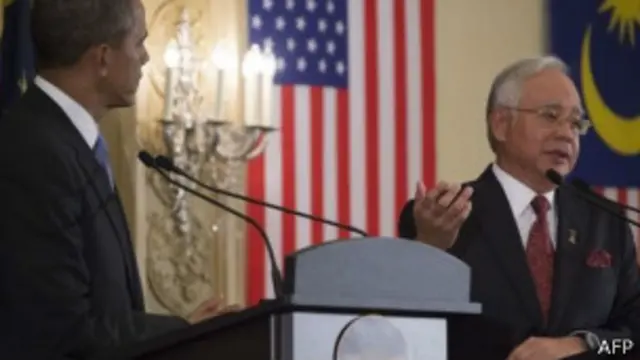 奥巴马和纳吉布