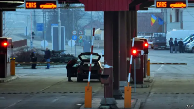 КПП на молдавско-румынской границе