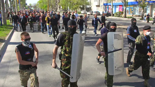 Сепаратисты в Донецке