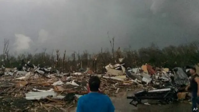tornado di Arkansas