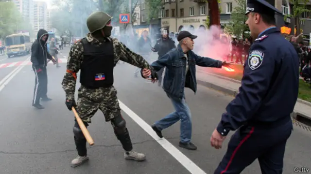 Акция в Донецке