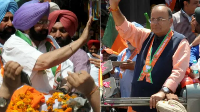 अंमरिंदर सिंह और अरुण जेटली 