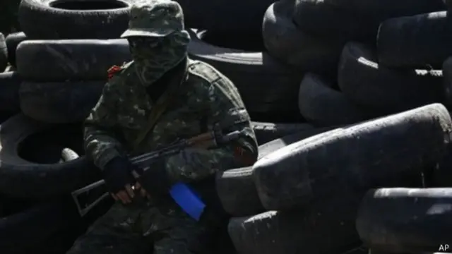 Сепаратист в Константиновке