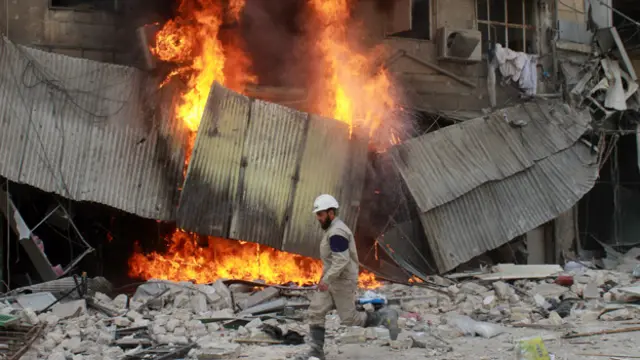 敘利亞許多地區遭受嚴重破壞