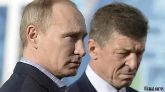 Владимир Путин и Дмитрий Козак