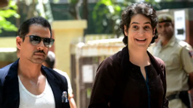 प्रियंका गांधी औ रॉबर्ट वाड्रा