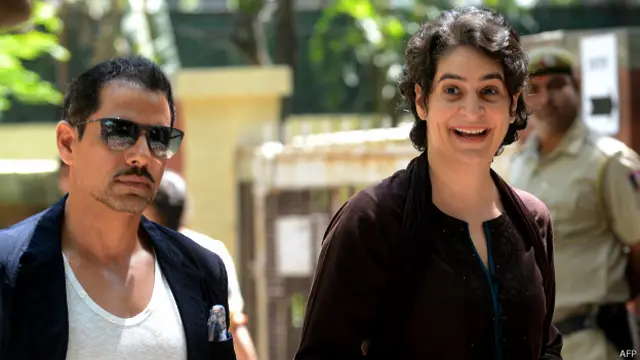 रॉबर्ट वाड्रा, प्रियंका गांधी