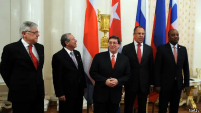 Lavrov con cancilleres de la CELAC