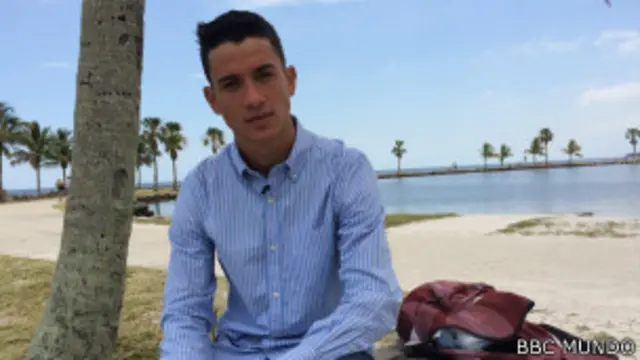 Jorge Armando Martínez durante la entrevista