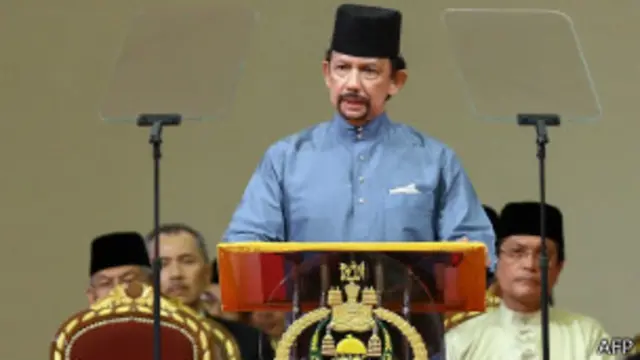 အစ္စလာမစ် ပြစ်ဒဏ် ကျင့်သုံးဖို့ ဘရူနိုင်း ဆူလတန်ဘုရင် ကြေညာစဉ်