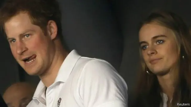 Британский принц Гарри и его бывшая подруга Крессида Бонас