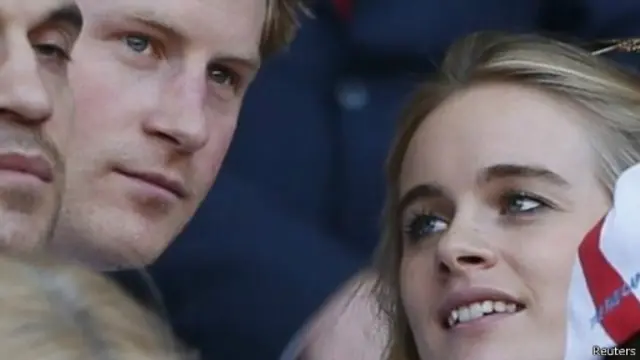 Британский принц Гарри и его бывшая подруга Крессида Бонас