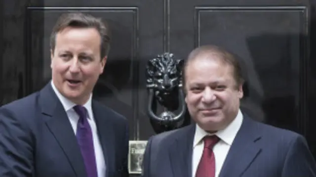 وزیراعظم نواز شریف نے اپنے برطانوی ہم منصب سے ملاقات کی