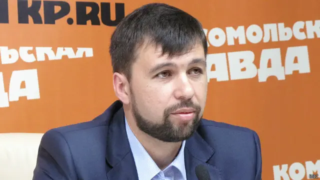 Лідер донецьких сепаратистів Денис Пушилін
