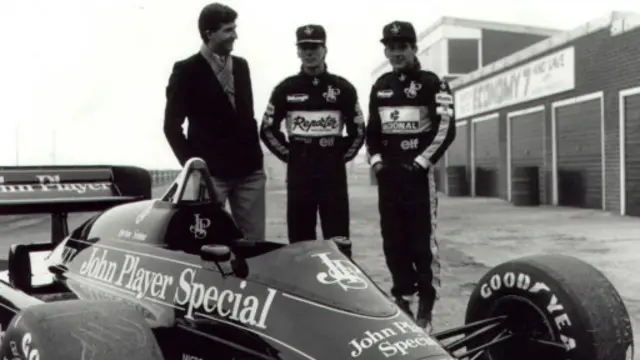Ayrton Senna na Lotus (BBC)