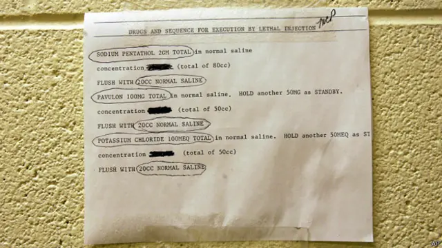 Памятка по осуществлению смертельной инъекции