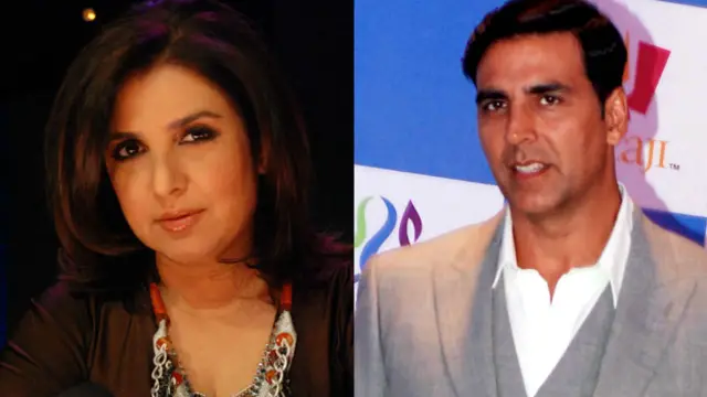 फ़राह ख़ान और अक्षय कुमार 