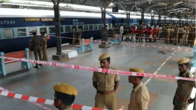 محطة المدينة من أكثر المحطات ازدحاما في جنوب الهند.