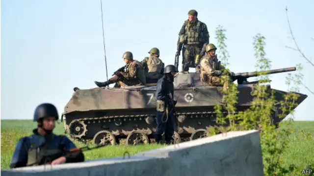 украинские солдаты