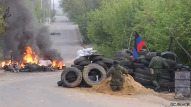 Сепаратисты в Славянске