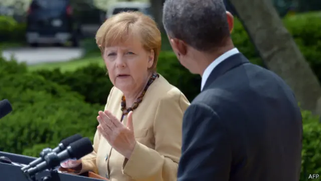 Меркель и Обама в Вашингтоне