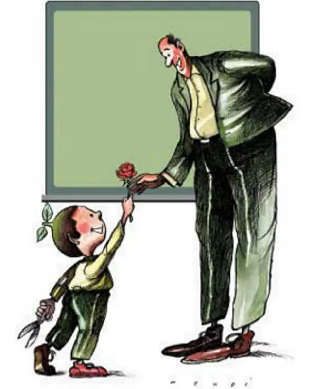 کارتون مهدی عزیزی، فرهیختگان