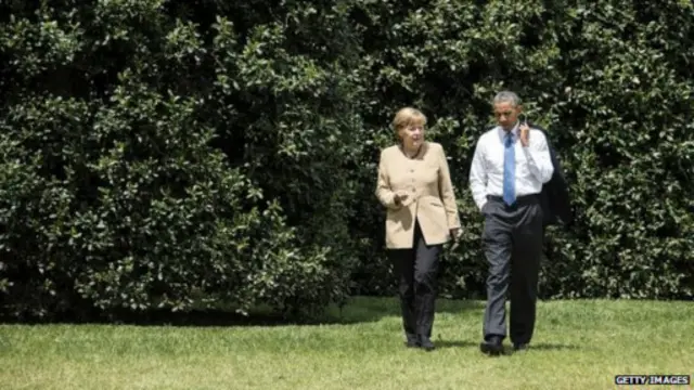 Ông Obama và bà Merkel nói Đức và Mỹ đều thống nhất quan điểm trong việc trừng phạt Nga