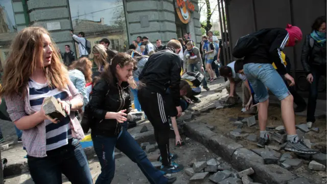 Одеса, пожежа, будинок профспілок