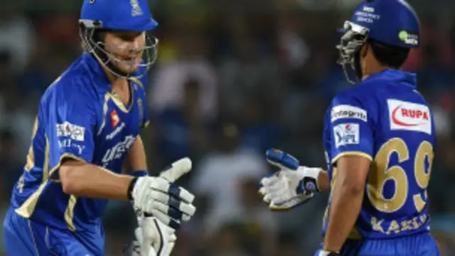 راجستھان رائلز نے ڈیلہی ڈیئر ڈیولز کو سات وکٹوں سے ہرا دیا