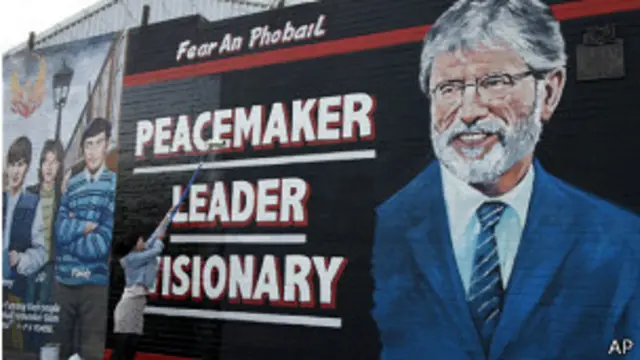 Mural dedicado a Gerry Adams