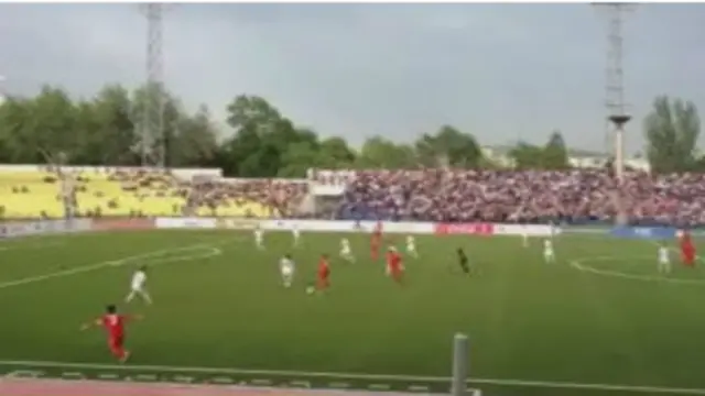 د تاجکستان لوبډلې د لوبې په دویمه دقیقه کې یو ګول وکړ چې ترپایه لوبه یو صفر پاتې شوه. 