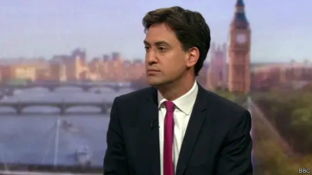 دعا ميليباند إلى تقييم مستقل للأثار المحتملة على "قاعدة العلوم والصناعة طويلة الأجل في هذا البلد"