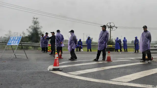 वानज़ाउ में चर्च की घेराबंदी