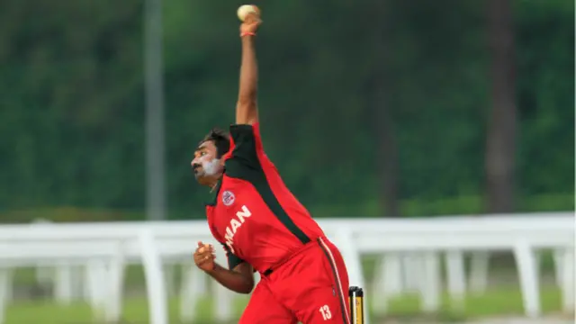 د عمان بالران ونه توانېدل چې افغان لوبغاړي کابو کړي.