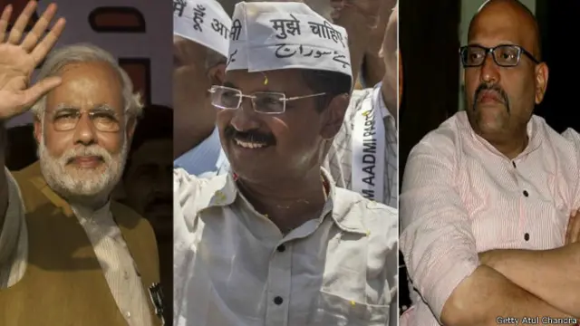 नरेंद्र मोदी, अरविंद केजरीवाल, अजय राय