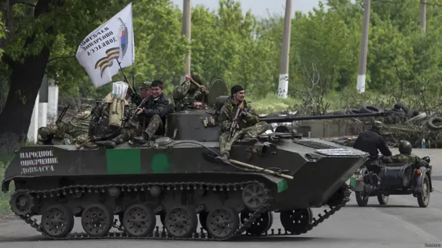 Под Славянском снова бои