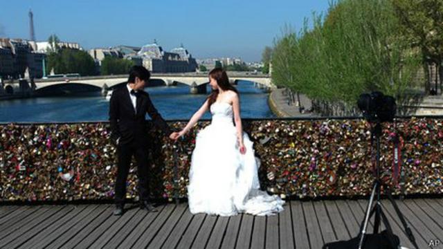 Puente de las Artes en París