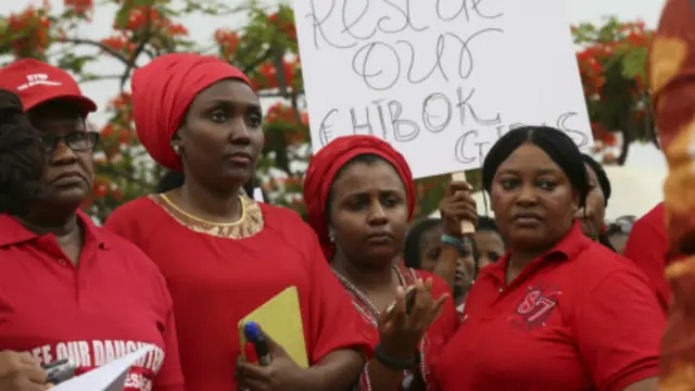 Wasu daga cikin masu zanga-zanga a Abuja