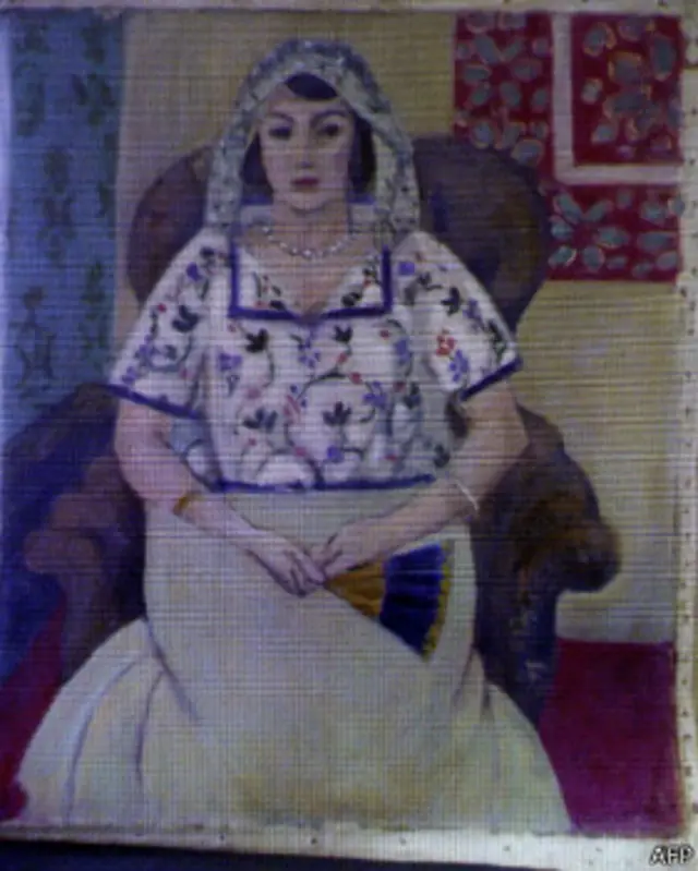 Работа Матисса "Сидящая женщина"