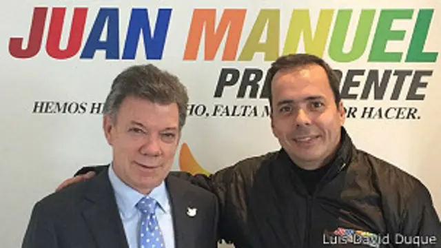 Juan Manuel Santos y J.J. Rendón