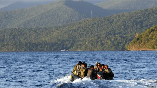 احتجز الزورق قرب جزر سبراتلي