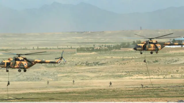 अफ़ग़ानिस्तान की सेना का अभ्यास